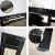 Vintage Asian Sofa Console Table Alter Style Distressed Black Finish For Sale - Image 10 of 16
