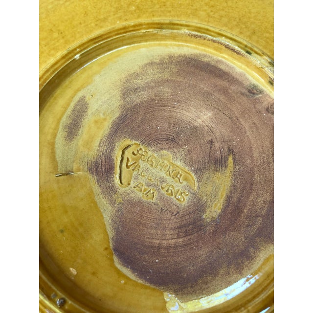 1950s C.1950 Majolica Oyster Platter Aetgina Vallauris For Sale - Image 5 of 7