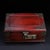 Vintage Redwood Jewelry Box With Combination Lock and Brass Mounts For Sale - Image 10 of 10