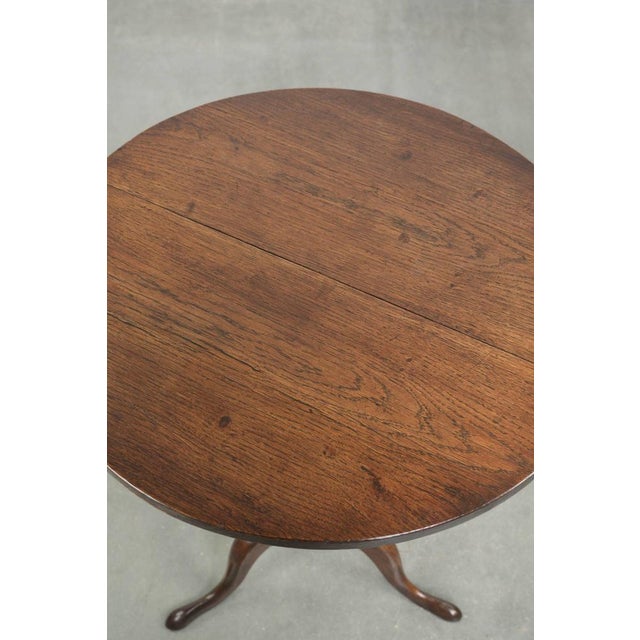 Antique English Oak Side Table, 1700s For Sale - Image 5 of 11