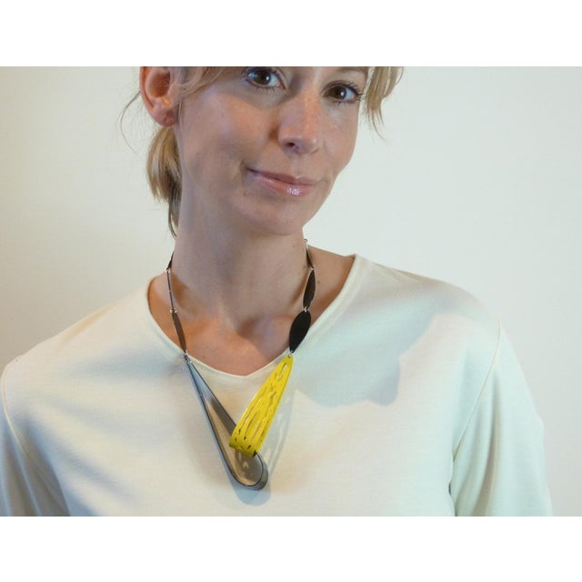 Modern Linked Necklace by Ashley Buchanan, Attributed For Sale - Image 3 of 3