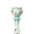 French Art Nouveau Floral-Decorated Majolica Jardiniere With Tall Pedestal For Sale - Image 9 of 13