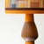 Orange Ceramic Floor or Table Lamp with Lampshade attributed to R. Houben, 1970s For Sale - Image 12 of 15