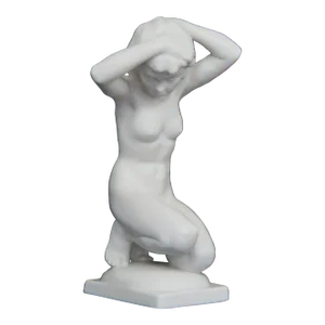 Karl Tutter Hutschenreuther Porcelain After the Bath Nude Woman Figurine