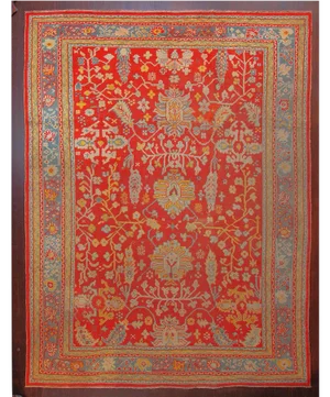 Late 19th Century Turkish Oushak Rug-9'11" X 13'9"