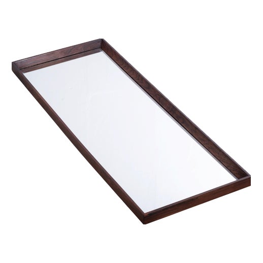 Long Rosewood Wall Mirror, Denmark, 1960s For Sale