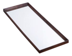 Long Rosewood Wall Mirror, Denmark, 1960s