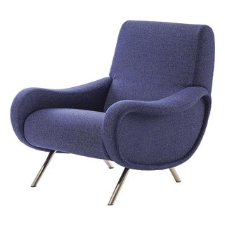 Mid-Century Modern Lady Armchair by Marco Zanuso for Cassina, Italy For Sale