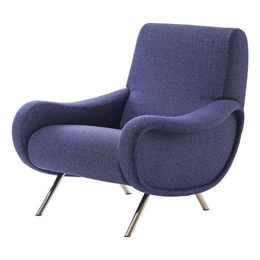 Mid-Century Modern Lady Armchair by Marco Zanuso for Cassina, Italy For Sale