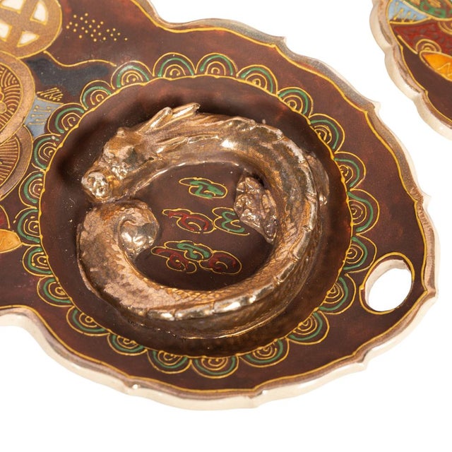 Brown Japanese Tea Service, 19th Century, Set of 23 For Sale - Image 8 of 15