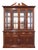 Cresent Furniture Solid Cherry Traditional Style 75" Buffet W. Lighted Display Pediment China Cabinet 8252 8272 For Sale