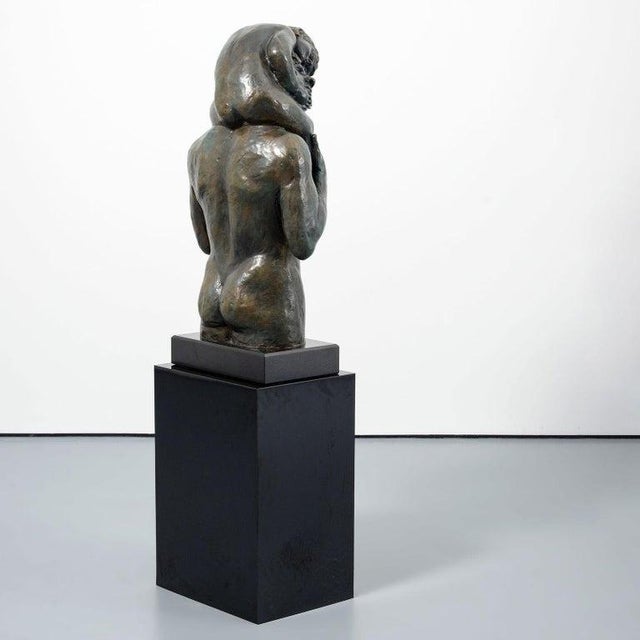 1980s “Victor Salmones ‘Primogénito’ Bronze Sculpture, Edition 5/10 For Sale - Image 15 of 16