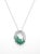 18k Gold Emerald and Diamond Pendant, 3.53ct Emerald For Sale In New York - Image 6 of 8