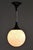 Mid-Century Chandelier in Chromed Steel and Opaline Glass, Czech, 1950s For Sale - Image 6 of 8