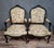 Louis XV Style Armchairs in Black Lacquered Molded and Carved Wood For Sale - Image 10 of 10