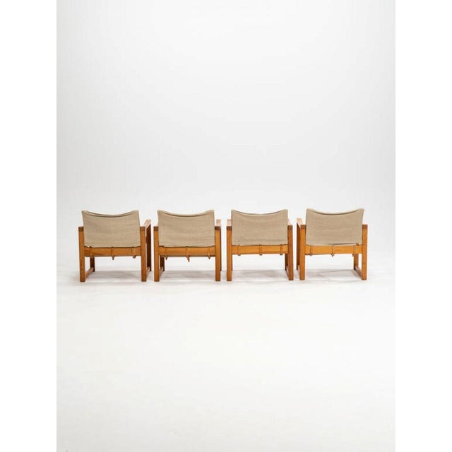 Mid-Century Modern Model Diana Armchairs by Karin Mobring for Ikea, Sweden, 1970s, Set of 4 For Sale - Image 6 of 18