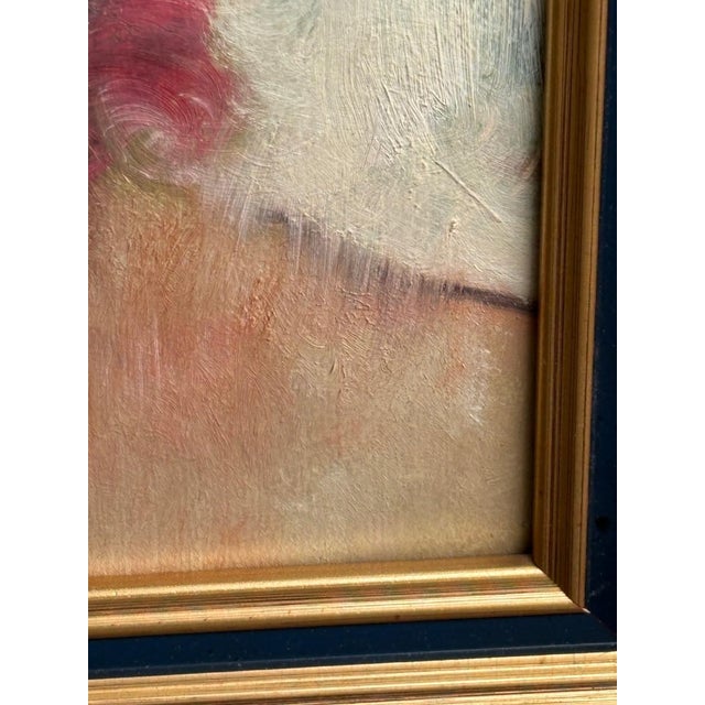 Jean Gabriel Domergue, Portrait Composition, 1890s, Oil Painting on Panel, Framed For Sale - Image 7 of 9