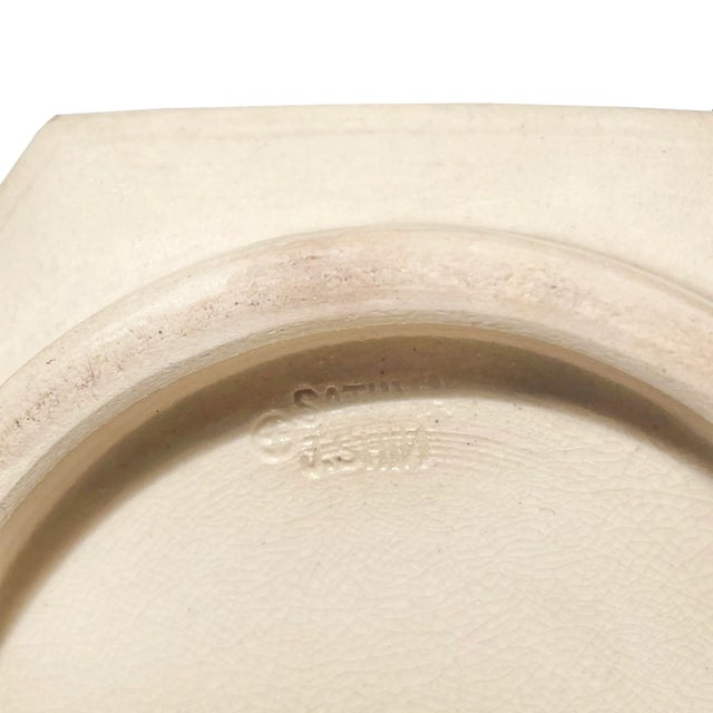 White 19th Century Japanese Kintsugi Repaired Meiji Siro-Satsuma Tea Holder For Sale - Image 8 of 9