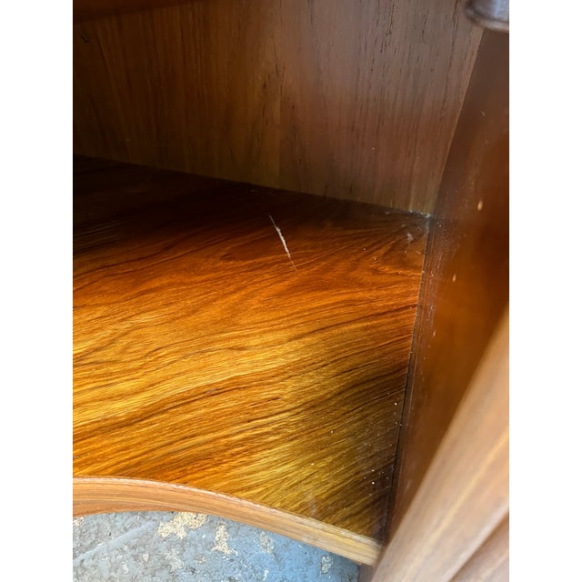 Vintage Danish Modular Curved Teak Shelving Unit For Sale - Image 17 of 18