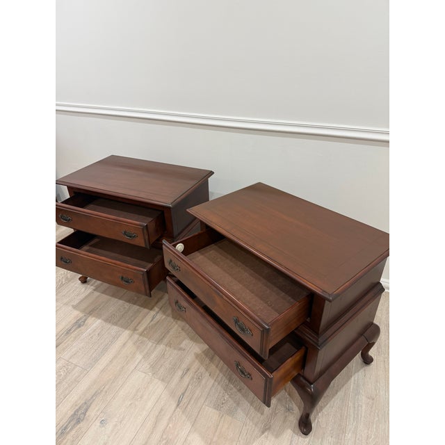 1990s Jaclyn Smith Furniture Collection Nighstands by Largo, Pair For Sale - Image 12 of 12