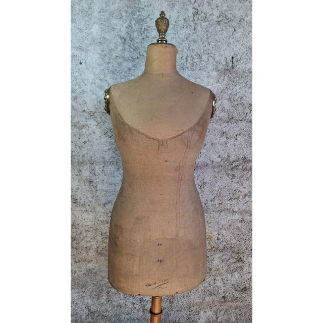A dressmaker's bust from the e. Girard workshop, 7 rue de rebeval in paris, dating from the second half of the 19th...