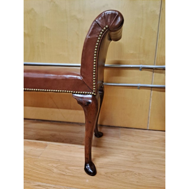 18th Century George III Mahogany Window Seat For Sale In San Francisco - Image 6 of 10