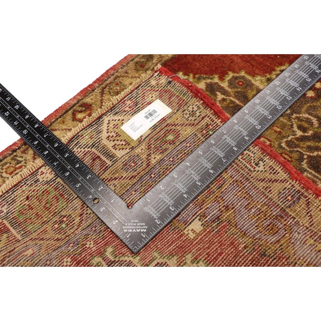 Mid 20th Century Vintage Turkish Yastik Rug - 01'09 X 03'01 For Sale - Image 5 of 8