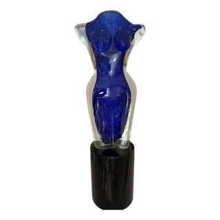 Large Italian Murano Glass Statue, 1970s For Sale
