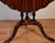 English 1930 English Flame Mahogany Tilt-Top Pie Crust Side Table End Table For Sale - Image 3 of 10
