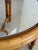 Vintage Round Rattan Side Table With Custom Glass Top For Sale - Image 11 of 12