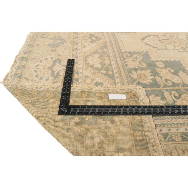 Late 20th Century Vintage Turkish Oushak Rug - 07'05 X 12'10 For Sale - Image 5 of 9