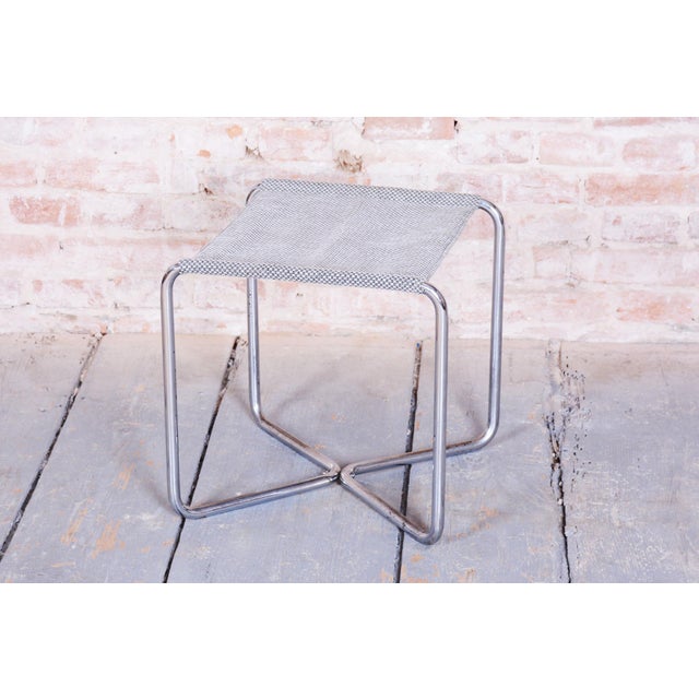 Bauhaus Stool in Chrome-Plated Steel from Mücke Melder, 1930s For Sale - Image 6 of 9