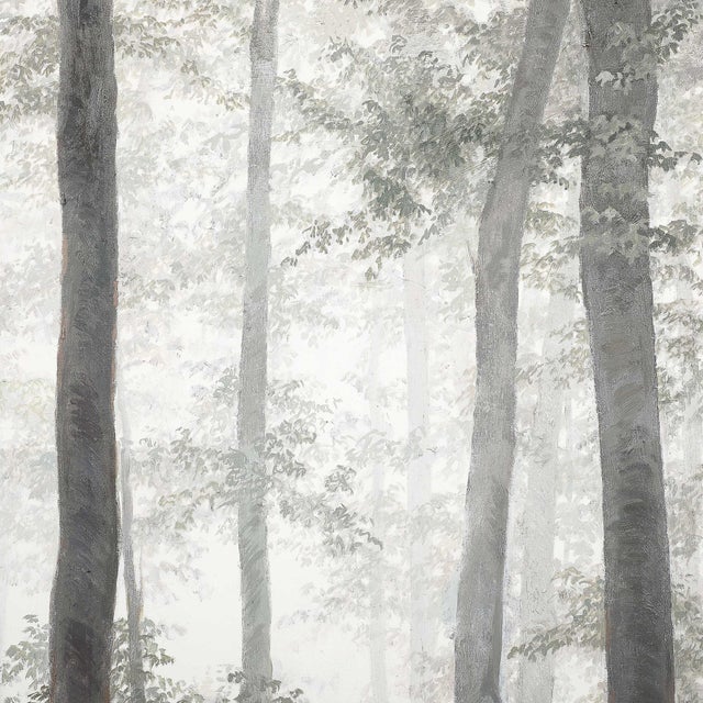 Modernist Oil on Linen Painting Entitled "Dancers" by Michele Harvey For Sale - Image 12 of 18