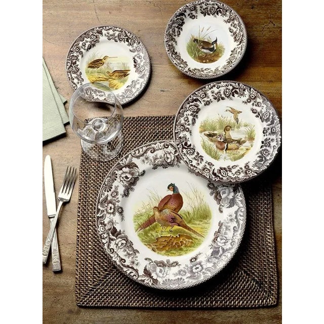 Spode Woodland Roach Fish Dinner Plate, 10.5”. Introduced in the US in the 1990s, Woodland's designs are rooted in the...