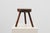 Rustic Oak Wooden Tripod Stool, France, 1890s For Sale - Image 13 of 13