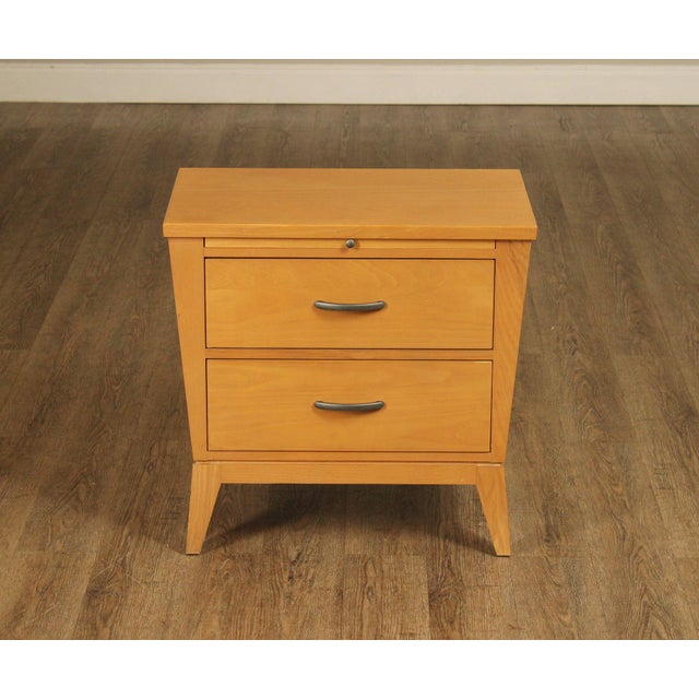 Ethan Allen Horizon Collection Pair Of Two Drawer Nightstands For Sale - Image 14 of 18