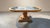 Vintage Architectural Oval Table in Wood and Glass, 1970 For Sale - Image 4 of 5