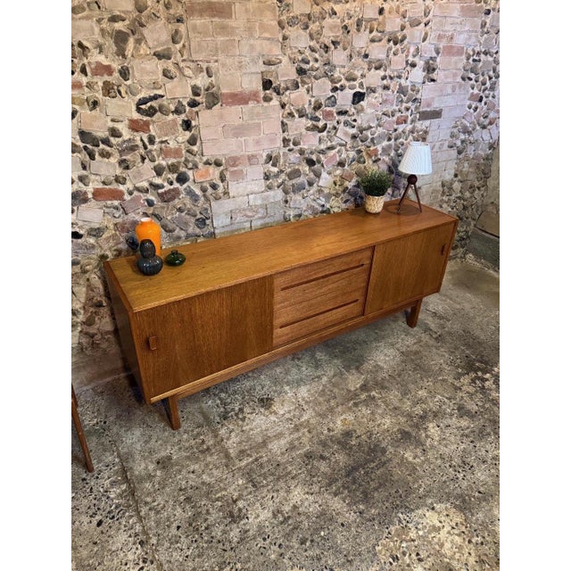 Nils Jonsson Vintage Danish Teak Sideboard by Nils Jonsson for Troeds, 1960s For Sale - Image 4 of 18