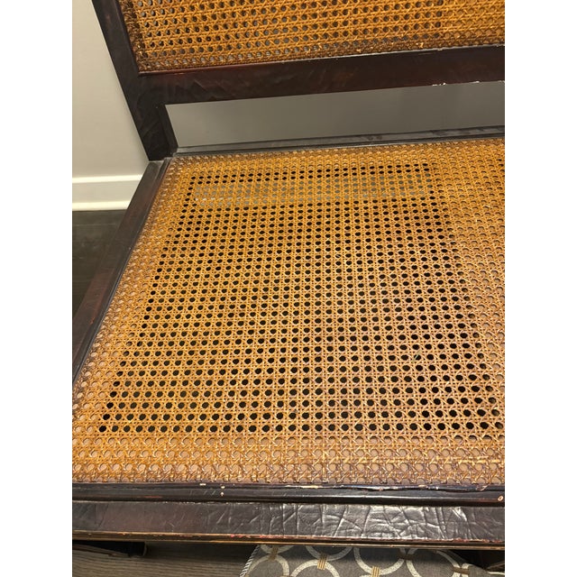 Milling Road by Baker Furniture Double Cane Settee For Sale - Image 15 of 15