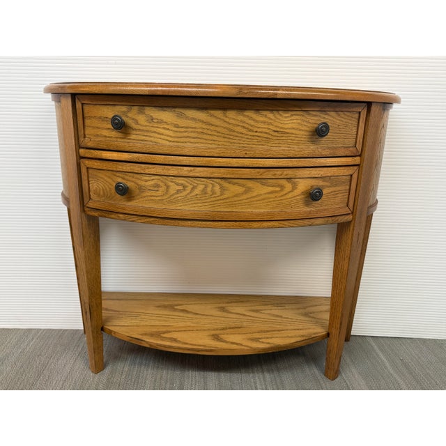 Ballard Design Newport Demi-Lune Table For Sale In San Francisco - Image 6 of 11
