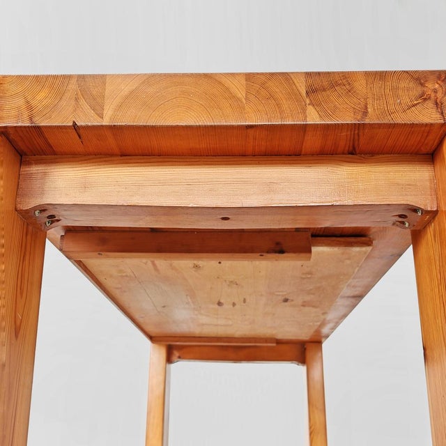 Sine Loco Rectangular Wooden Table by Raffaello Biagetti for Atelier Biagetti, 1970s For Sale - Image 17 of 18