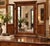 Traditional Antique Trifold Mirror For Sale - Image 3 of 3