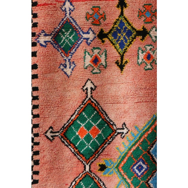 Boujad rugs are handwoven pile rugs from a small region in Haouz between the Middle Atlas and the Atlantic ocean. The...