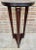 French Style Round Wood Pedestal Table or Plant Stand, 1950s For Sale - Image 4 of 8