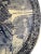 Boch Freres Keramis Vintage Large Delft Boch Blue and White Plate With Carriage Scene For Sale - Image 4 of 7