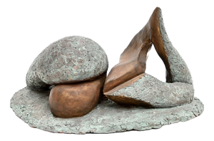 Vintage Abstract Female Form Sculpture by A. Altmann