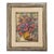 Milanese Impressionist Heavy Impasto Floral Painting, Mid-20th Century Signed For Sale