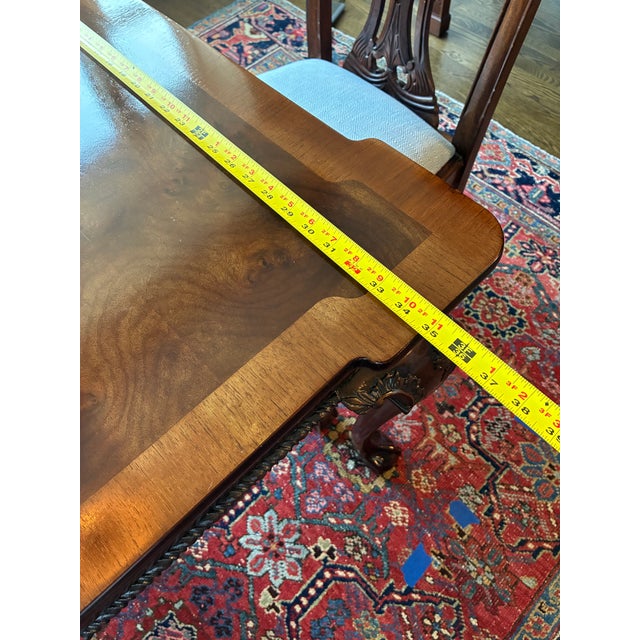 1980s Henredon Chippendale Game Table For Sale - Image 11 of 15