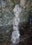 Chinese Vintage Hand-Carved Chinese Clear Rock Crystal Guanyin Sculpture (Jg) For Sale - Image 3 of 8