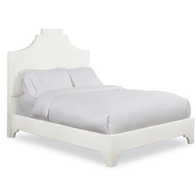 This listing includes the entire bedframe, including the headboard, rails, and footboard. From Chairish's line of bespoke...